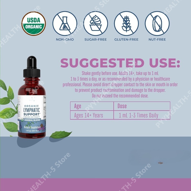 Lymphatic Support Drops Organi - Planted Tank recension och pris