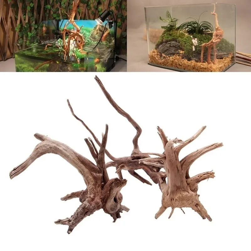 Natural Tree Trunk Driftwood A - Aquarium Plant Substrate recension och pris