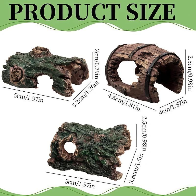 3Pcs Aquarium Resin Decoration - Aquarium Plant Substrate recension och pris