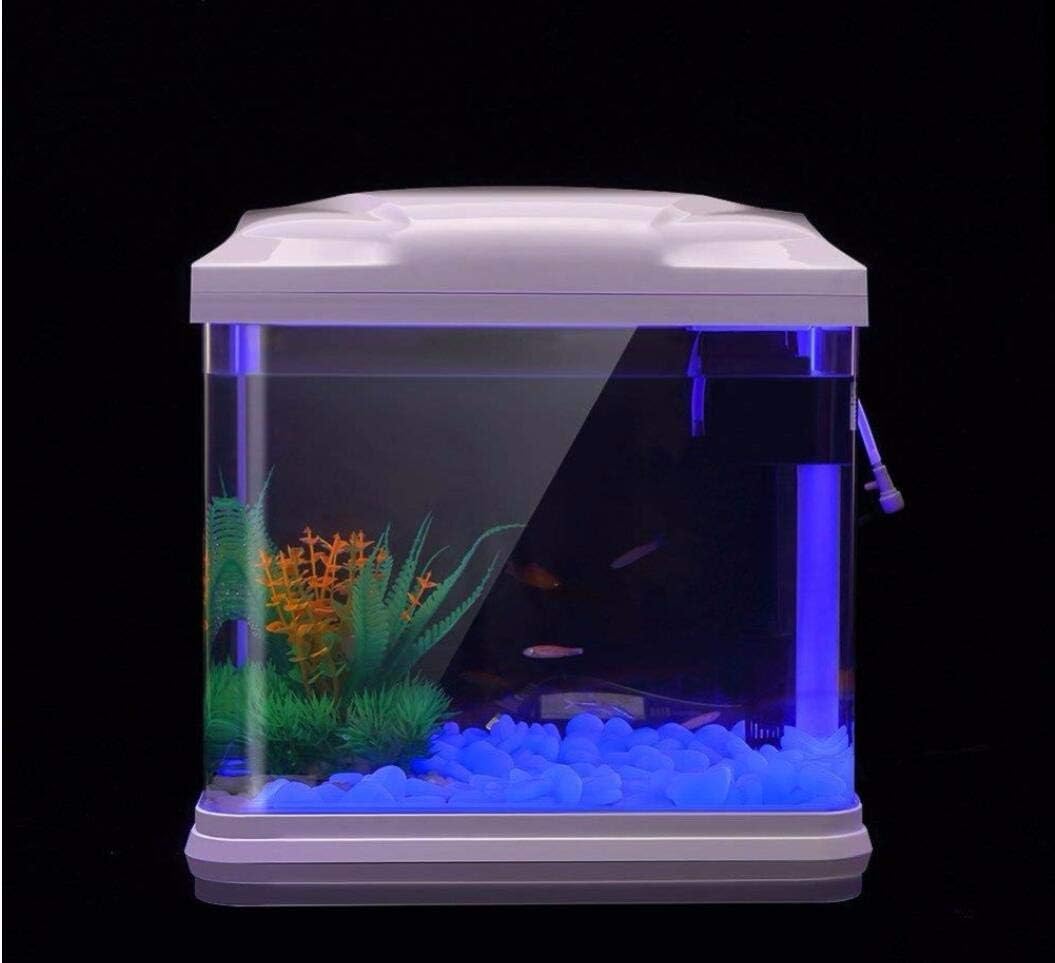 Fish Tank Rocks Glow Blue Pebb - Plant Aquarium Pot recension och pris