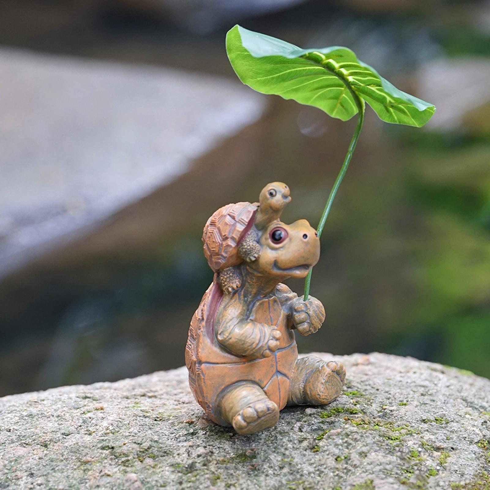 Turtle Figurine Fish Tank Deco - Plant Aquarium Pot recension och pris